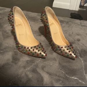 Christian Loubotin Pigalle Spikes Multicolor